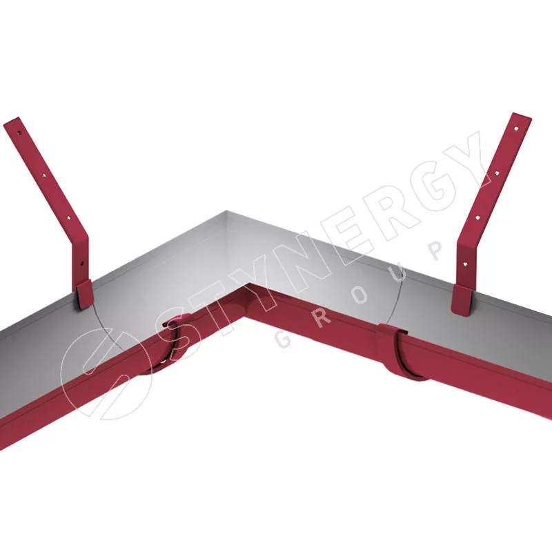 Угол желоба универсальный 90гр Stynergy 185 150 RAL 9003