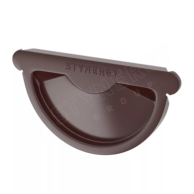 Заглушка желоба Stynergy 125 90 RAL 8017