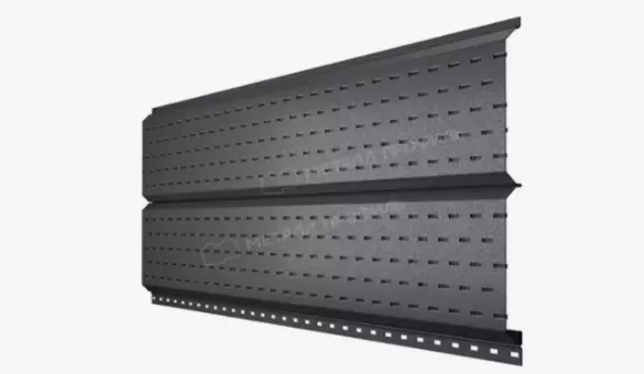 Софит Lбрус-15x240 перфорированный Металл Профиль VikingMP (30мкм) 0,45 RAL 7016