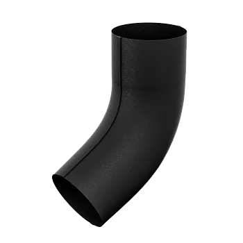Колено трубы 60 гр Stynergy Окрашенная Матовая 125 90 RAL 9005