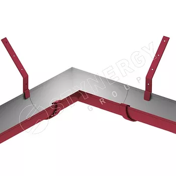 Угол желоба универсальный 90гр Stynergy 185 150 RAL 9003