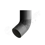 Колено трубы D150*60 гр Stynergy RAL 7004